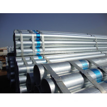 2014 Fábrica de Tianjin bs1387 tubo de acero galvanizado medio